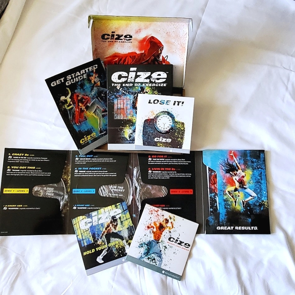 Beachbody CIZE Dance Workout DVD Set (3 DVDs, 6 courses, Ab Workout)